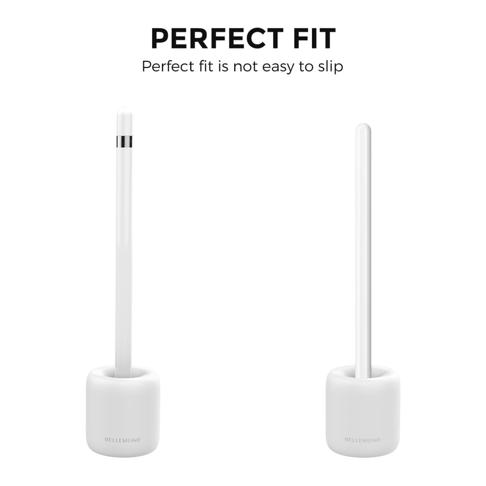 AHASTYLE AHASTYLE Apple Pencil 1/2/Pro Vertikal Silikon Ställ Vit
