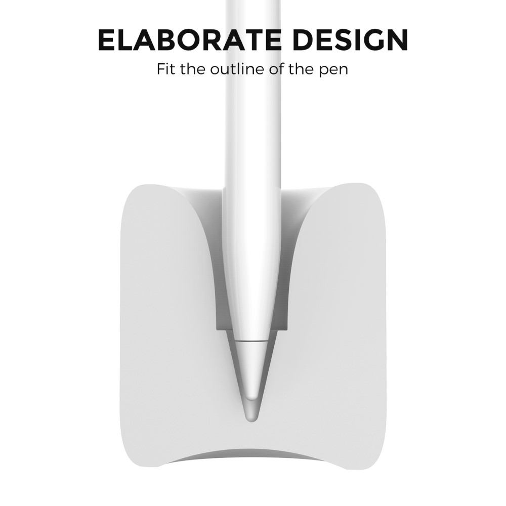 AHASTYLE AHASTYLE Apple Pencil 1/2/Pro Vertikal Silikon Ställ Vit