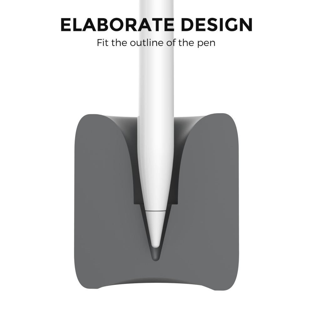 AHASTYLE AHASTYLE Apple Pencil 1/2/Pro Vertikal Silikon Ställ Grå