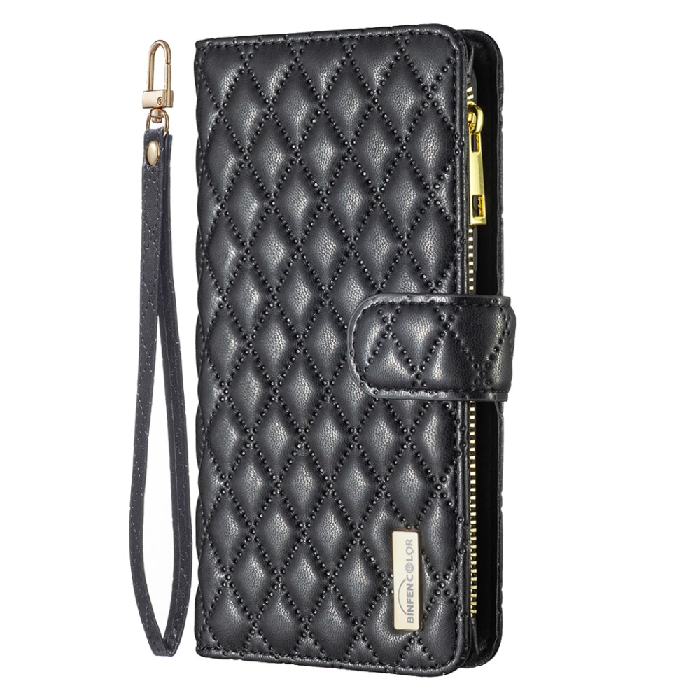 BINFEN BINFEN Galaxy S24 Ultra Fodral Diamond Multifunktionell Svart