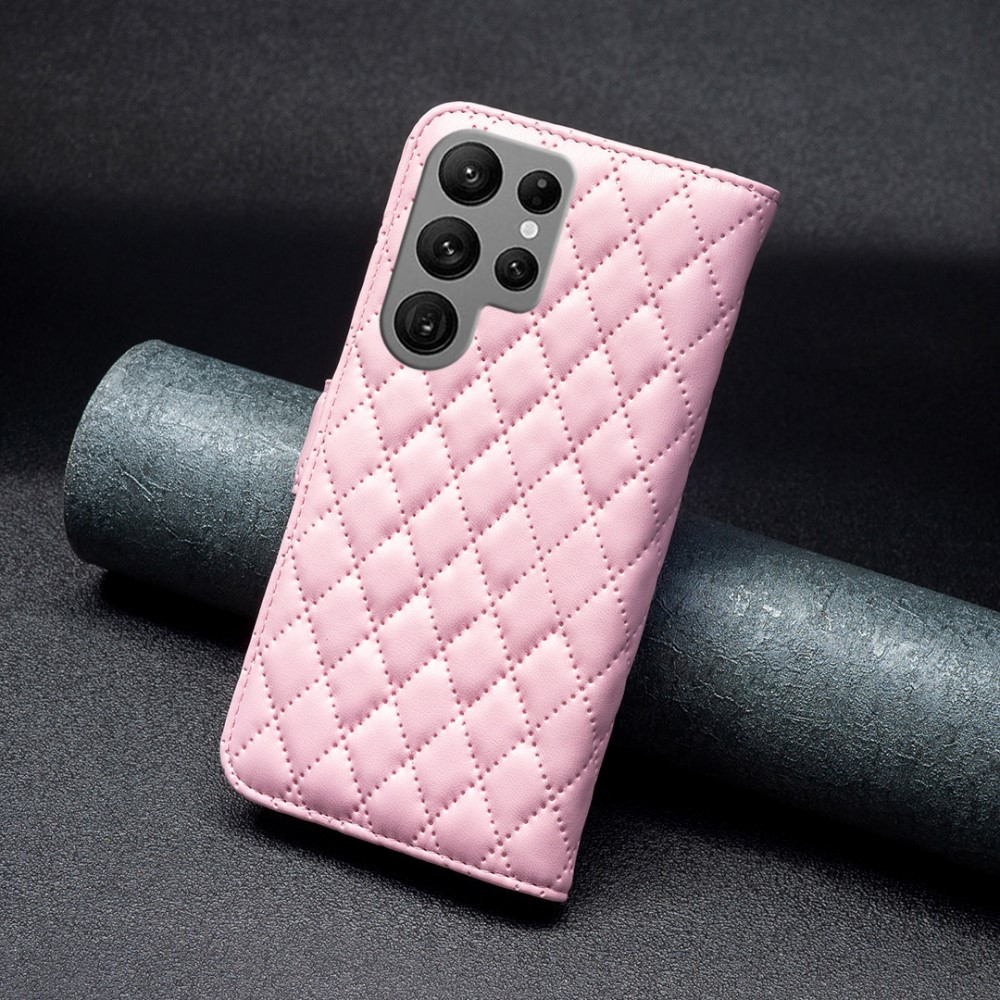  Samsung Galaxy S24 Ultra Fodral Diamond Rosa