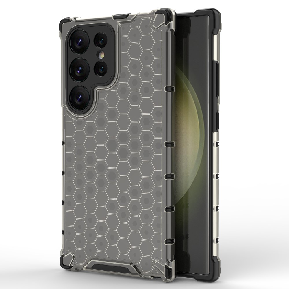  Galaxy S24 Ultra Skal Honeycomb Shockproof Hybrid Svart