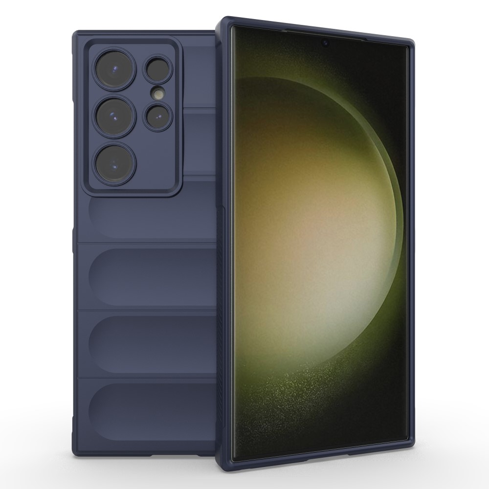  Samsung Galaxy S24 Ultra Skal Magic Shield Mörk Blå