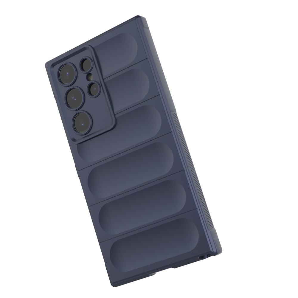  Samsung Galaxy S24 Ultra Skal Magic Shield Mörk Blå