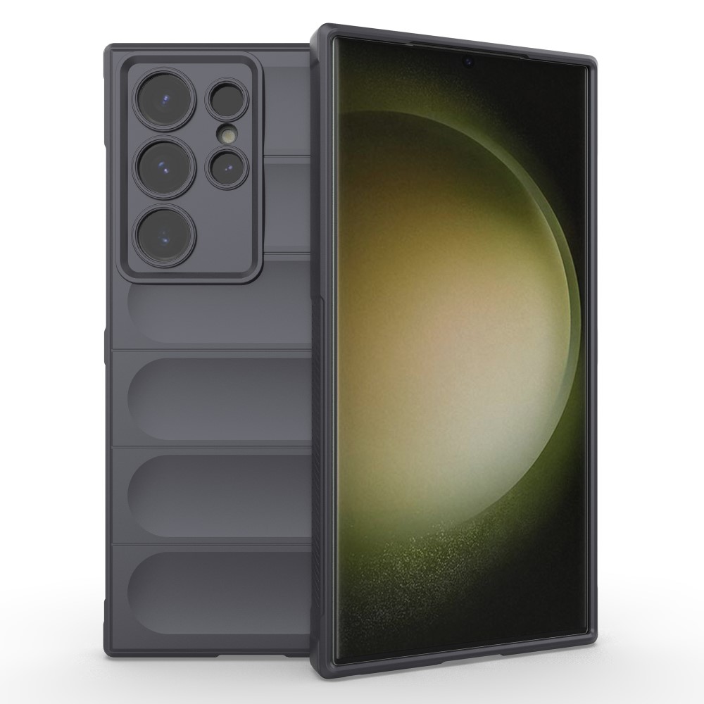  Samsung Galaxy S24 Ultra Skal Magic Shield Mörk Grå