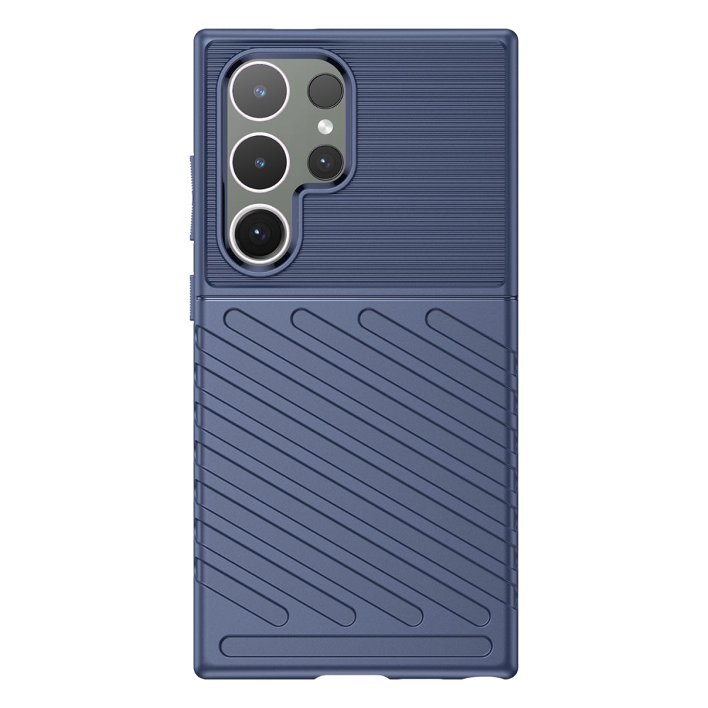  Samsung Galaxy S24 Ultra Skal Twill Textur Blå