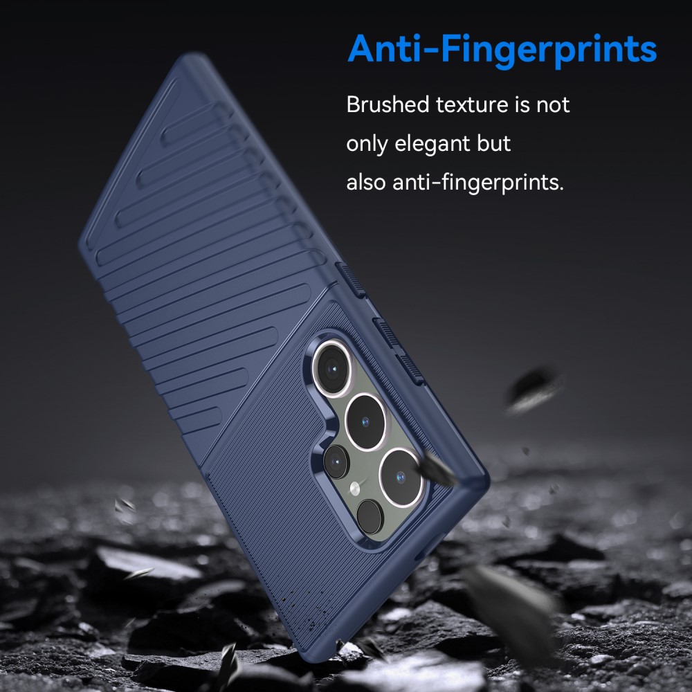  Samsung Galaxy S24 Ultra Skal Twill Textur Blå