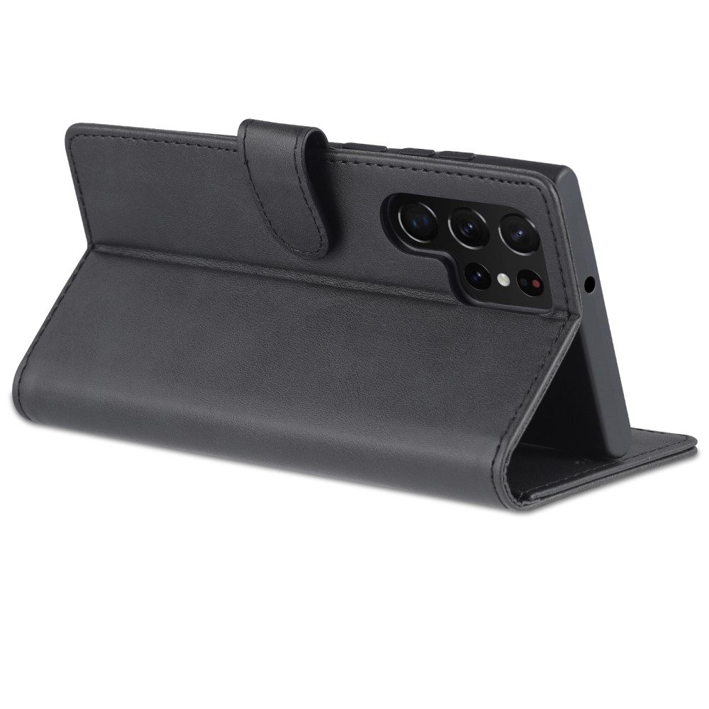 AZNS AZNS Samsung Galaxy S24 Ultra Fodral Retro Läder Svart