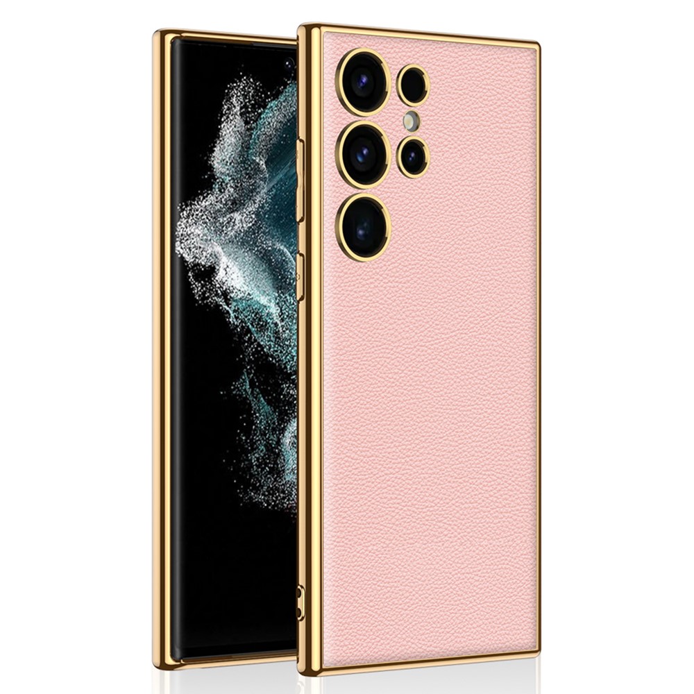 GKK GKK Samsung Galaxy S24 Ultra Skal Slim Electroplate Roséguld