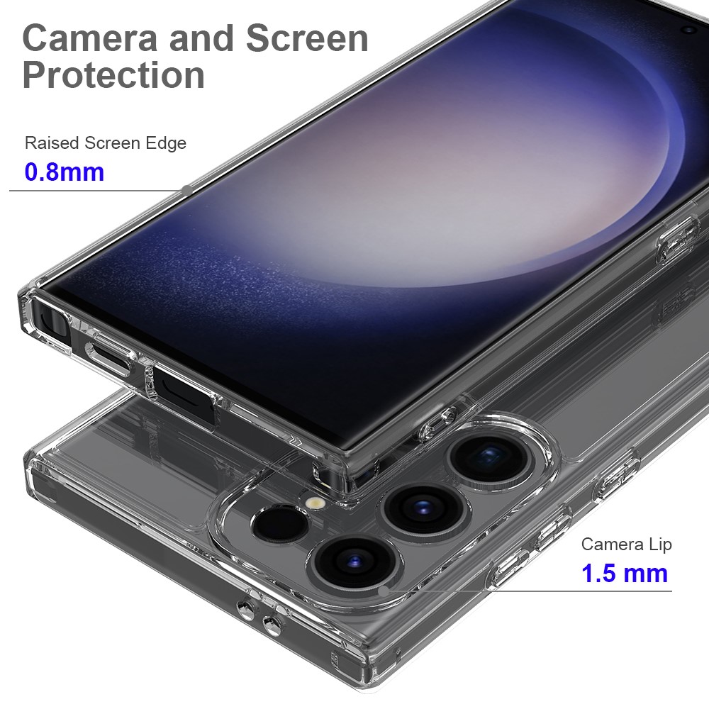  Samsung Galaxy S24 Ultra Skal Akryl/TPU Transparent