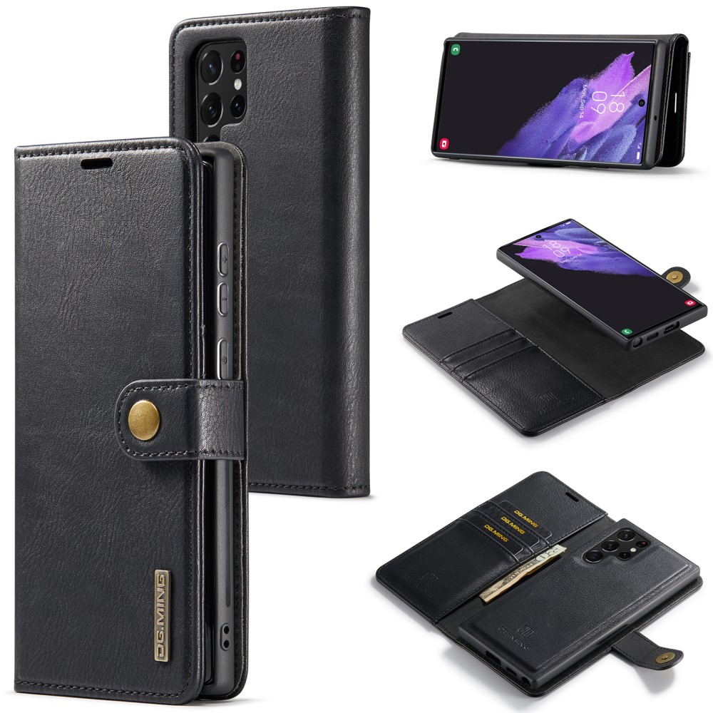 DG.MING DG.MING Galaxy S24 Ultra 2in1 Magnet Fodral / Skal Svart
