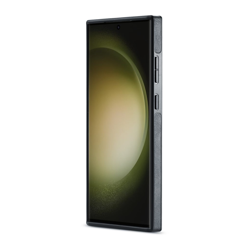 DG.MING DG.MING Samsung Galaxy S24 Ultra Skal Läderbelagt Svart