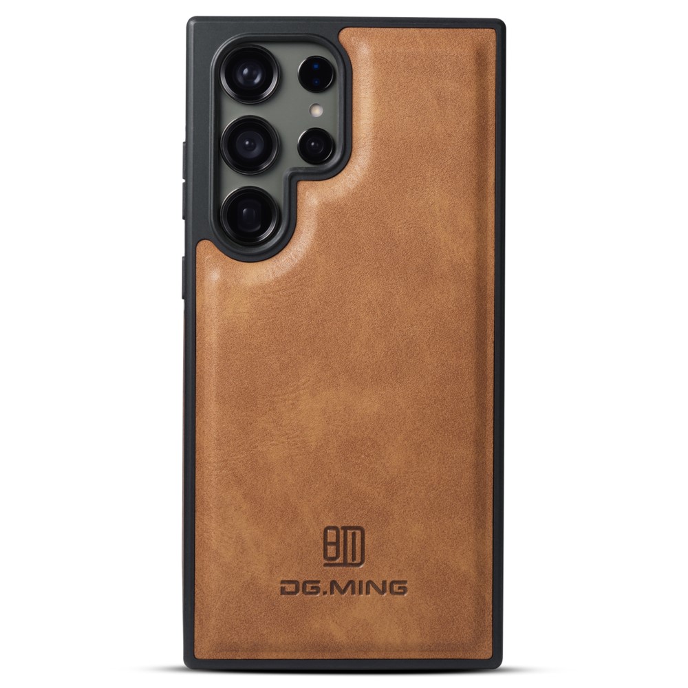 DG.MING DG.MING Samsung Galaxy S24 Ultra Skal Läderbelagt Brun