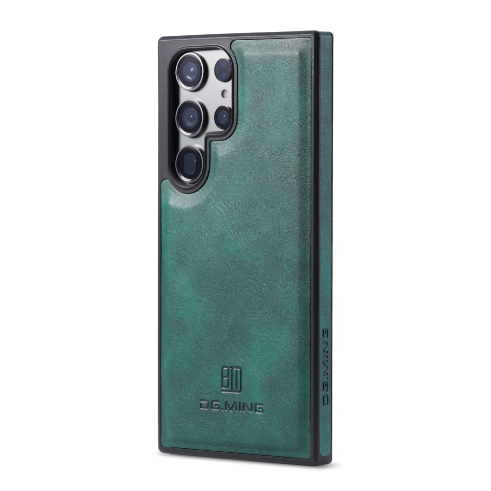 DG.MING DG.MING Samsung Galaxy S24 Ultra Skal Läderbelagt Grön