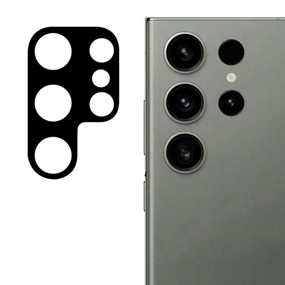  Samsung Galaxy S24 Ultra Linsskydd Härdat Glas Svart