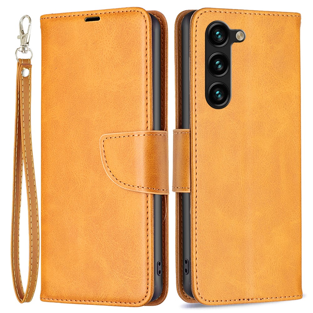  Galaxy S25 Plus / S24 Plus Fodral Solid Shark Läder Brun