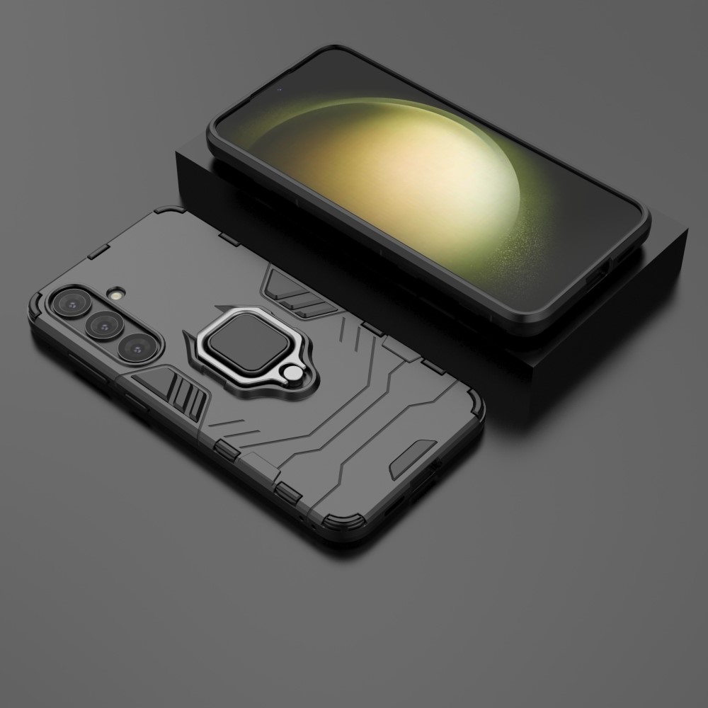  Samsung Galaxy S24 Plus Skal Ring Hybrid Armor Svart