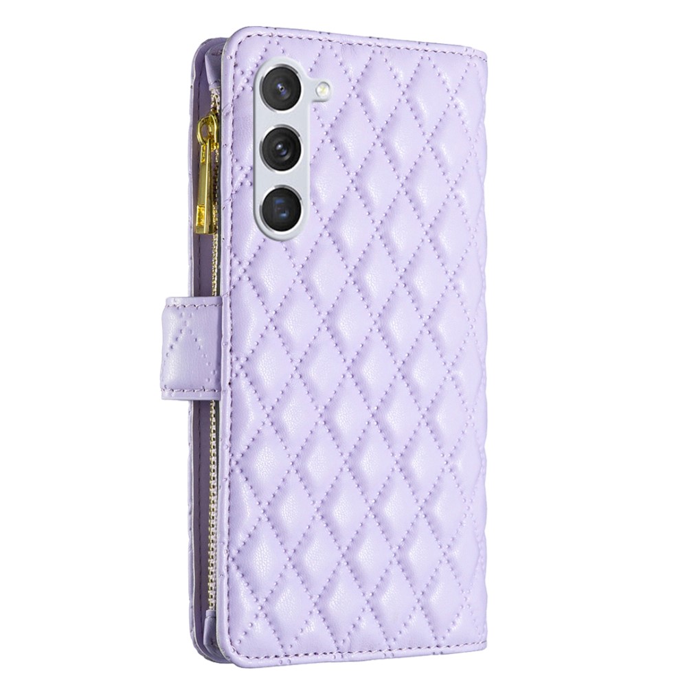 BINFEN BINFEN Galaxy S24 Fodral Diamond Multifunktionell Lila