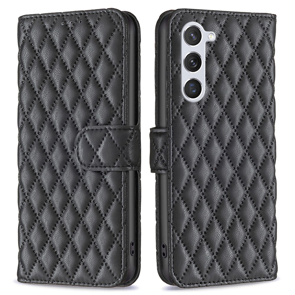  Samsung Galaxy S24 Fodral Diamond Läder Svart