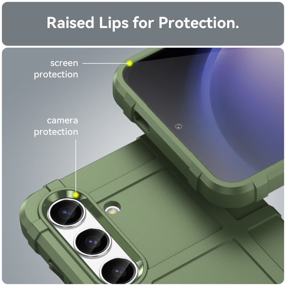  Samsung Galaxy S24 Skal Robust Grön