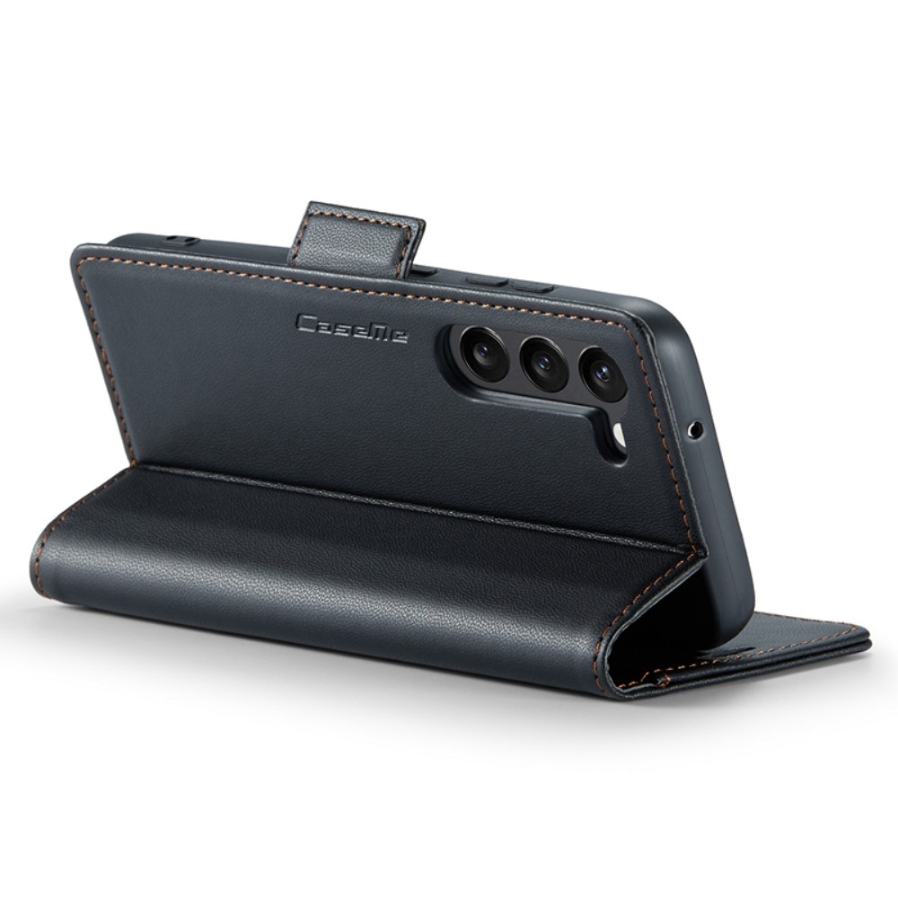 CASEME CASEME Galaxy S24 Fodral RFID Slim Läder Svart