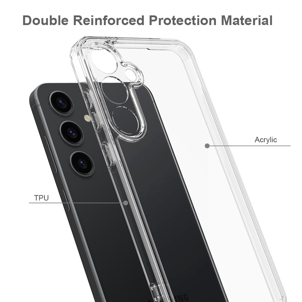  Samsung Galaxy S24 Skal Akryl/TPU Transparent