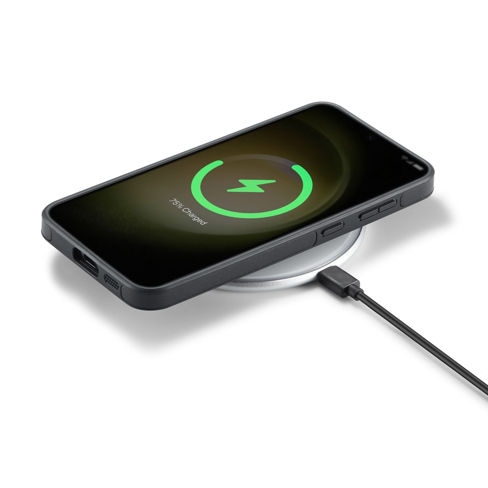 DG.MING DG.MING Samsung Galaxy S24 Skal Läderbelagt Svart