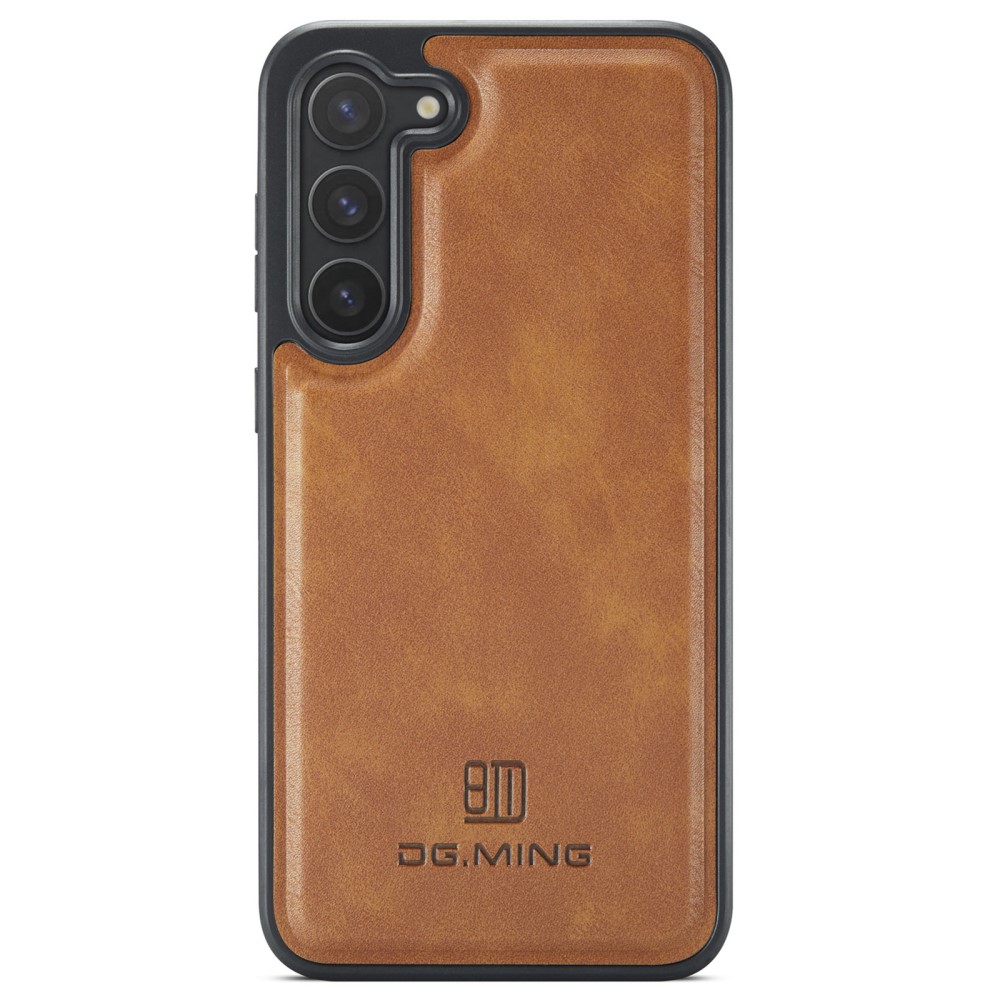 DG.MING DG.MING Samsung Galaxy S24 Skal Läderbelagt Brun