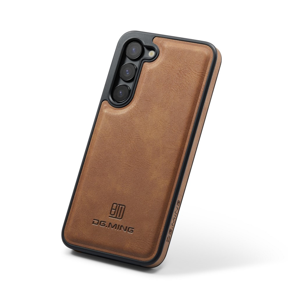 DG.MING DG.MING Samsung Galaxy S24 Skal Läderbelagt Brun