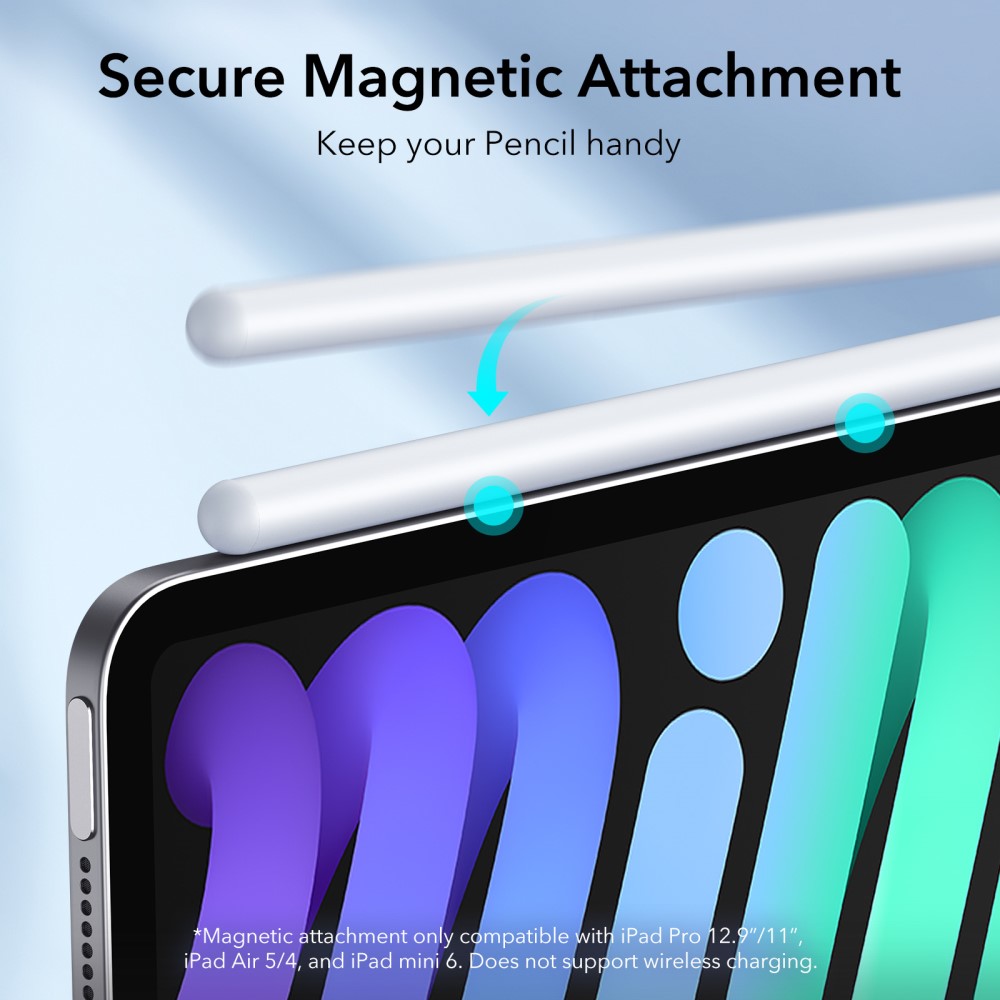 ESR ESR Digital+ Magnetisk Stylus Penna För iPad Vit