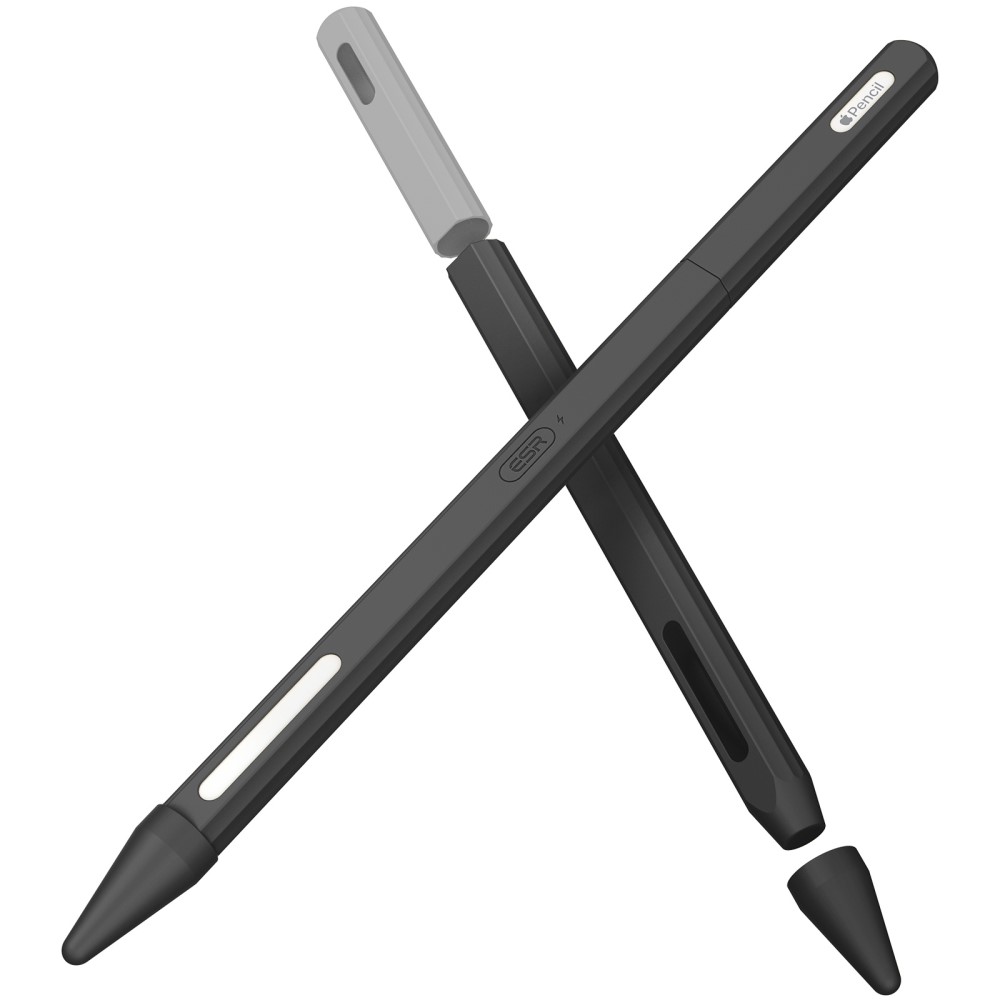 ESR ESR Apple Pencil 2nd Gen Silikon Sleeve Svart/Grå