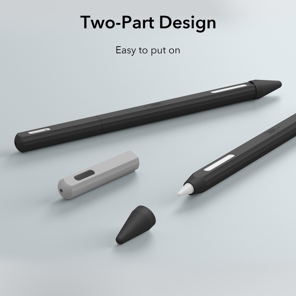 ESR ESR Apple Pencil 2nd Gen Silikon Sleeve Svart/Grå