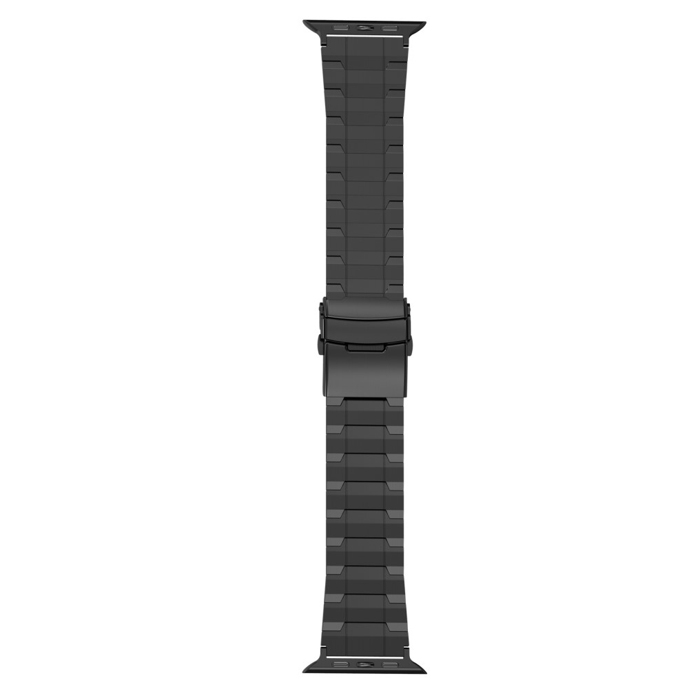  Apple Watch 42/41/40/38 mm Armband Steel Titanium Svart