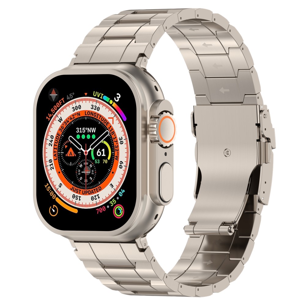  Apple Watch 42/41/40/38 mm Armband Steel Titanium