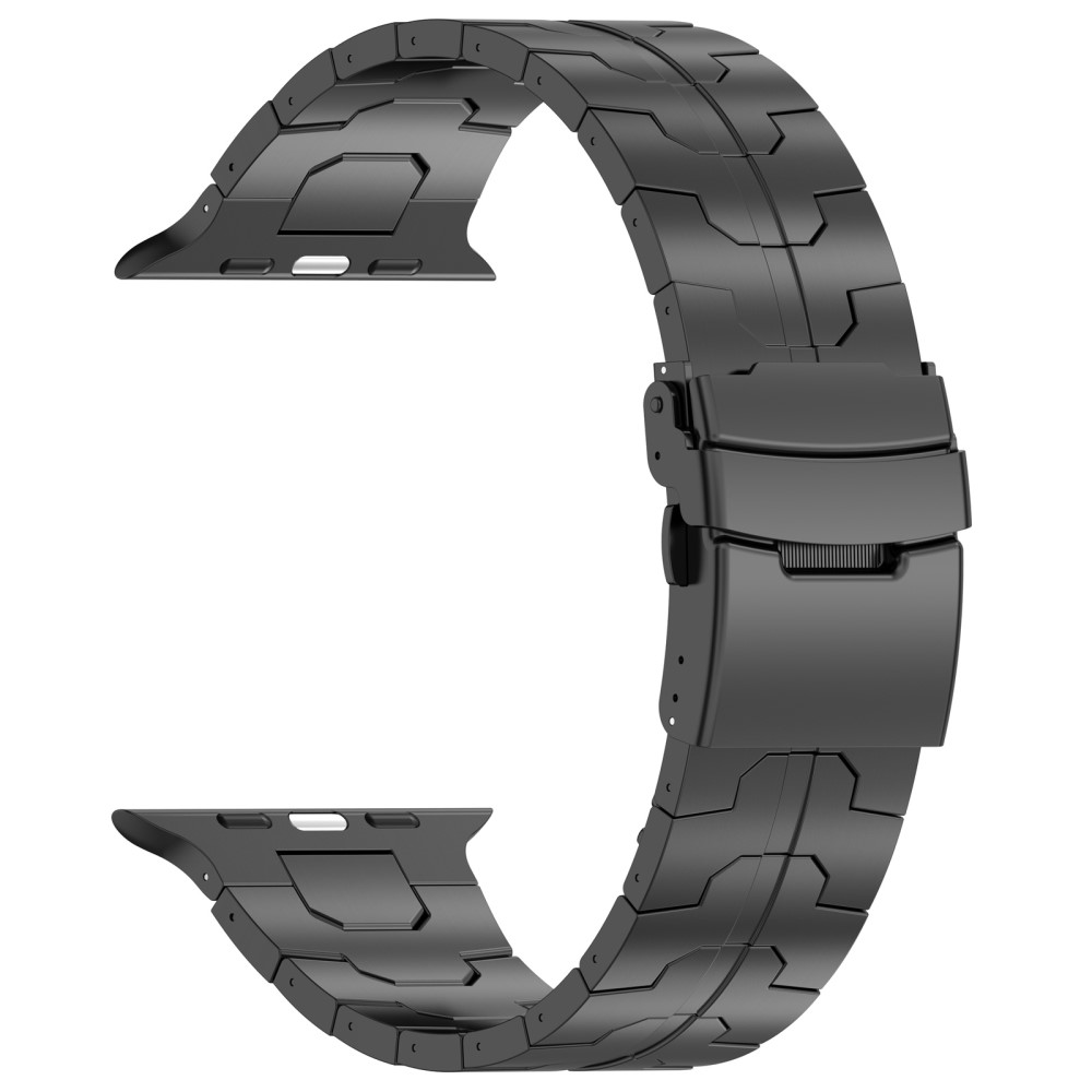  Apple Watch 42/41/40/38 mm Armband Steel Svart