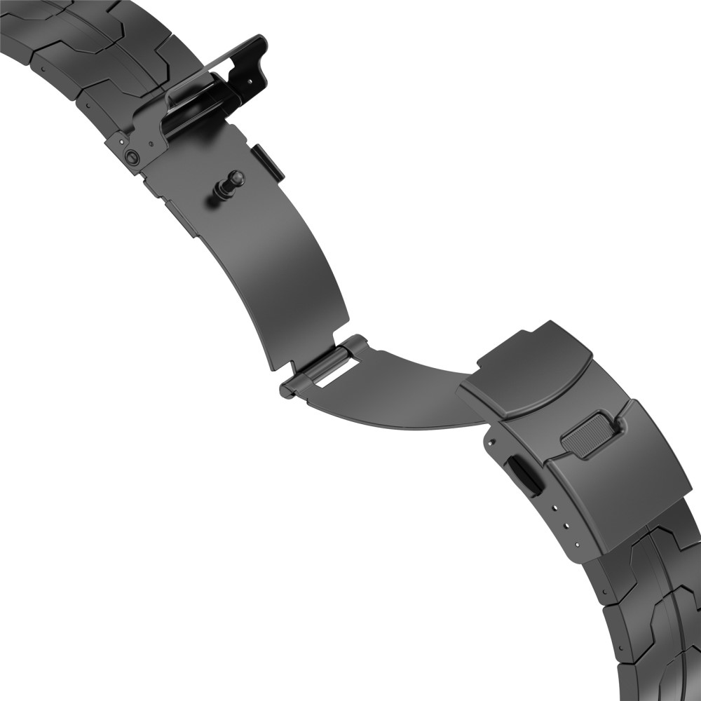  Apple Watch 42/44/45/46/49 mm Armband Steel Svart