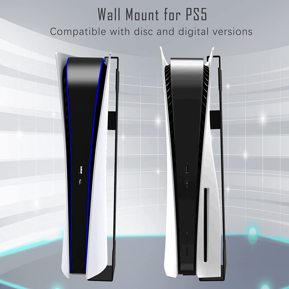  PS5 Universal Väggfäste I Metall För Konsol, Handkontroll, Headset