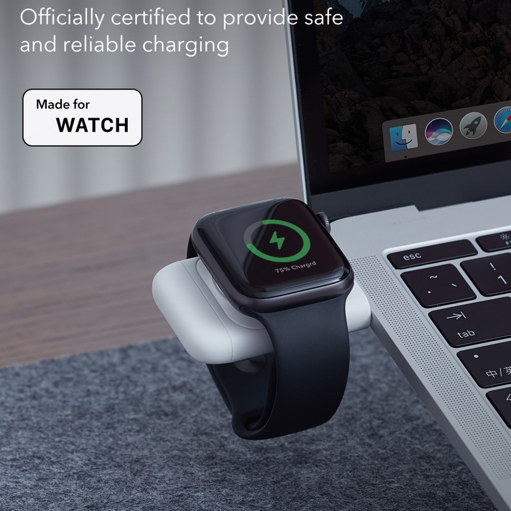 ESR ESR Apple Watch Magnetisk Trådlös Laddning USB-C Vit