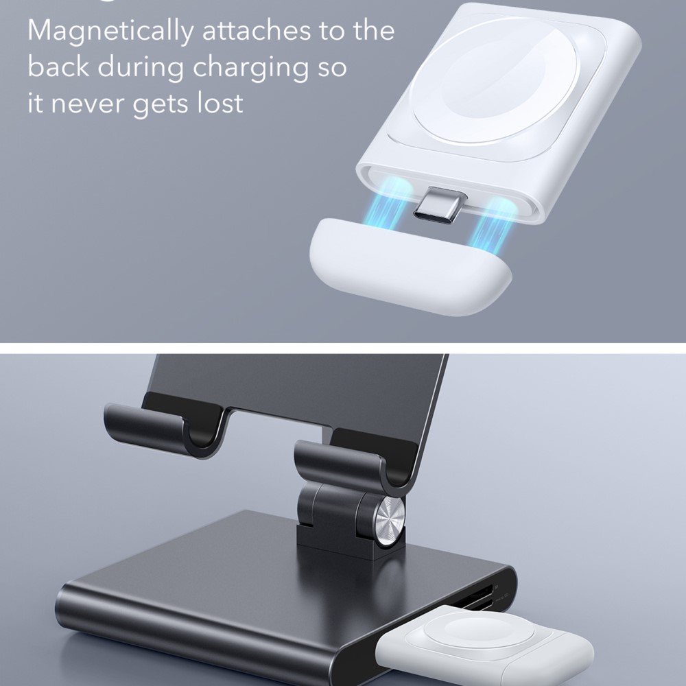 ESR ESR Apple Watch Magnetisk Trådlös Laddning USB-C Vit