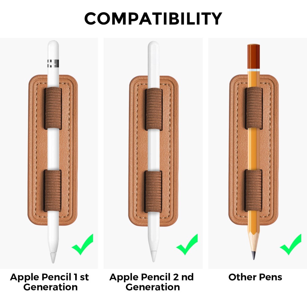 AHASTYLE AHASTYLE Universal Stylus Pennhållare I PU-Läder Svart