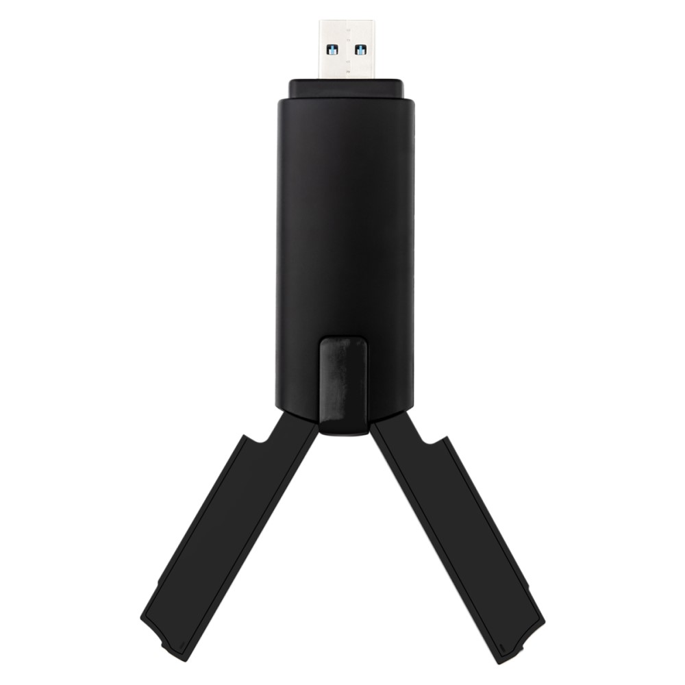  Wi-Fi Receiver USB 3.0 AX-3000 WiFi6 Nätverkskort Svart