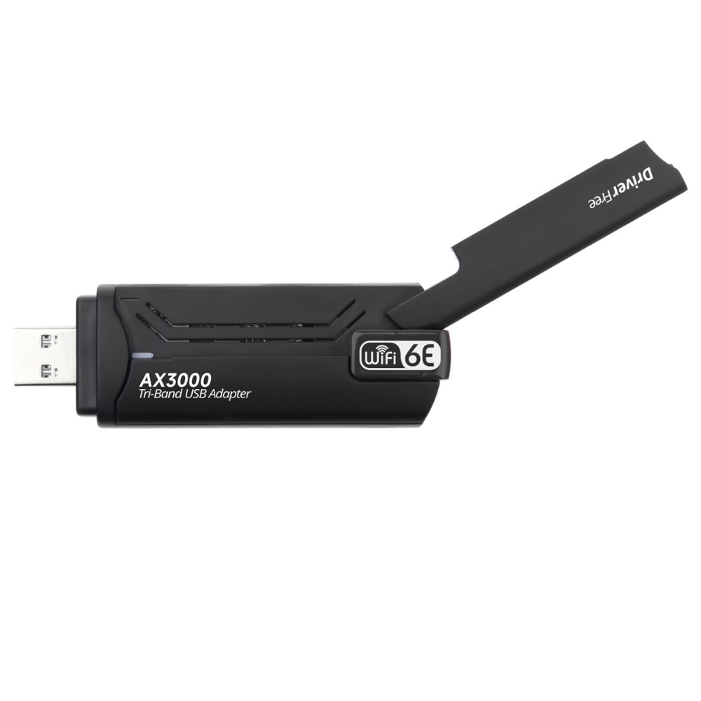 Wi-Fi Receiver USB 3.0 AX-3000 WiFi6 Nätverkskort Svart