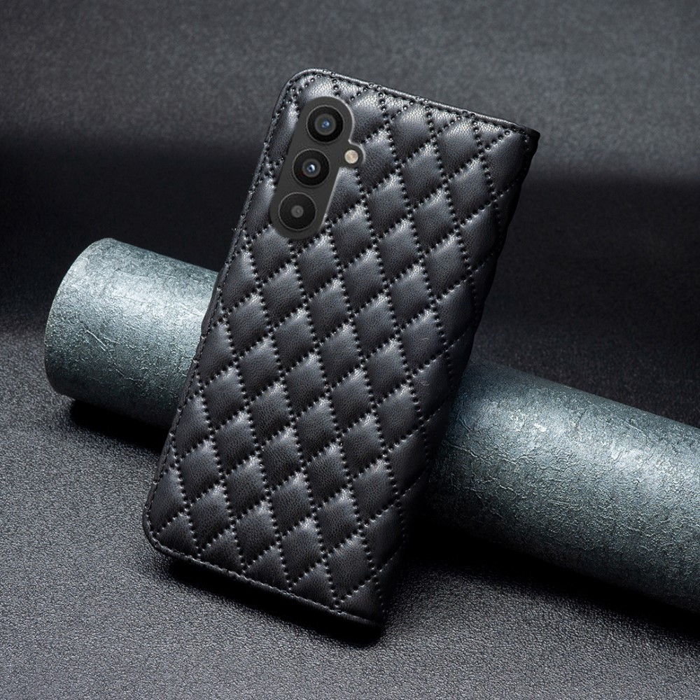  Samsung Galaxy A25 5G Fodral Diamond Läder Svart
