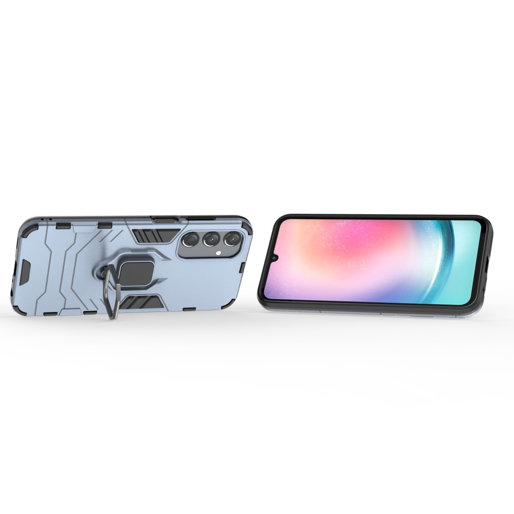 Samsung Galaxy A25 5G Skal Ring Hybrid Armor Blå