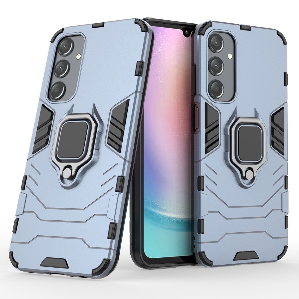 Samsung Galaxy A25 5G Skal Ring Hybrid Armor Blå