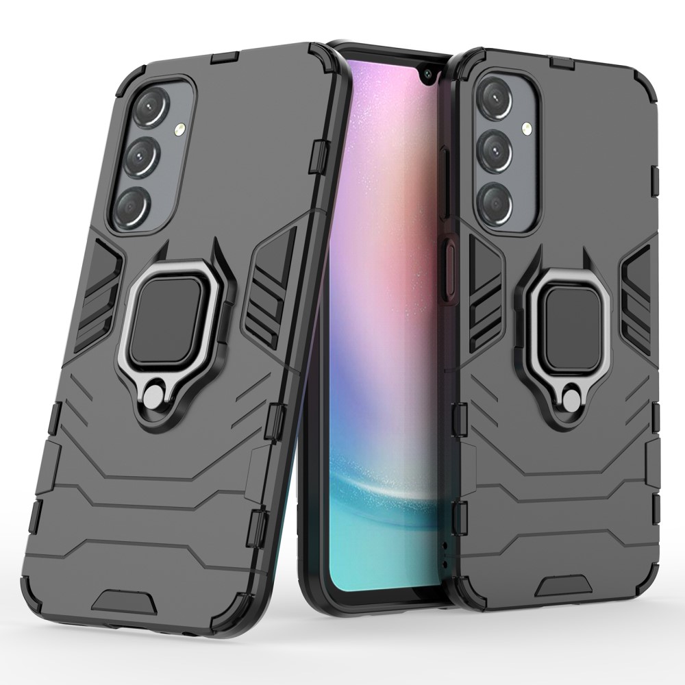  Samsung Galaxy A25 5G Skal Ring Hybrid Armor Svart