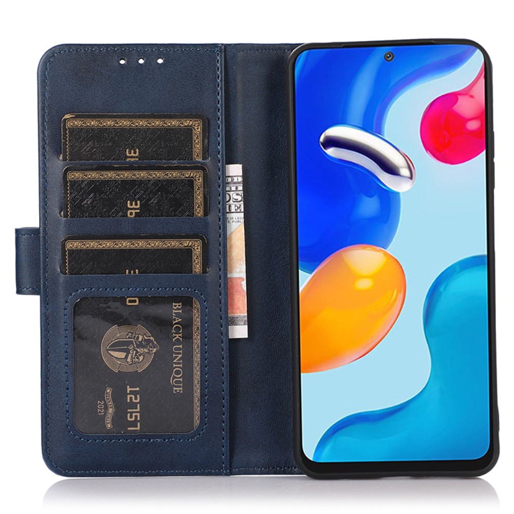  Samsung Galaxy A25 5G Fodral Läder Blå