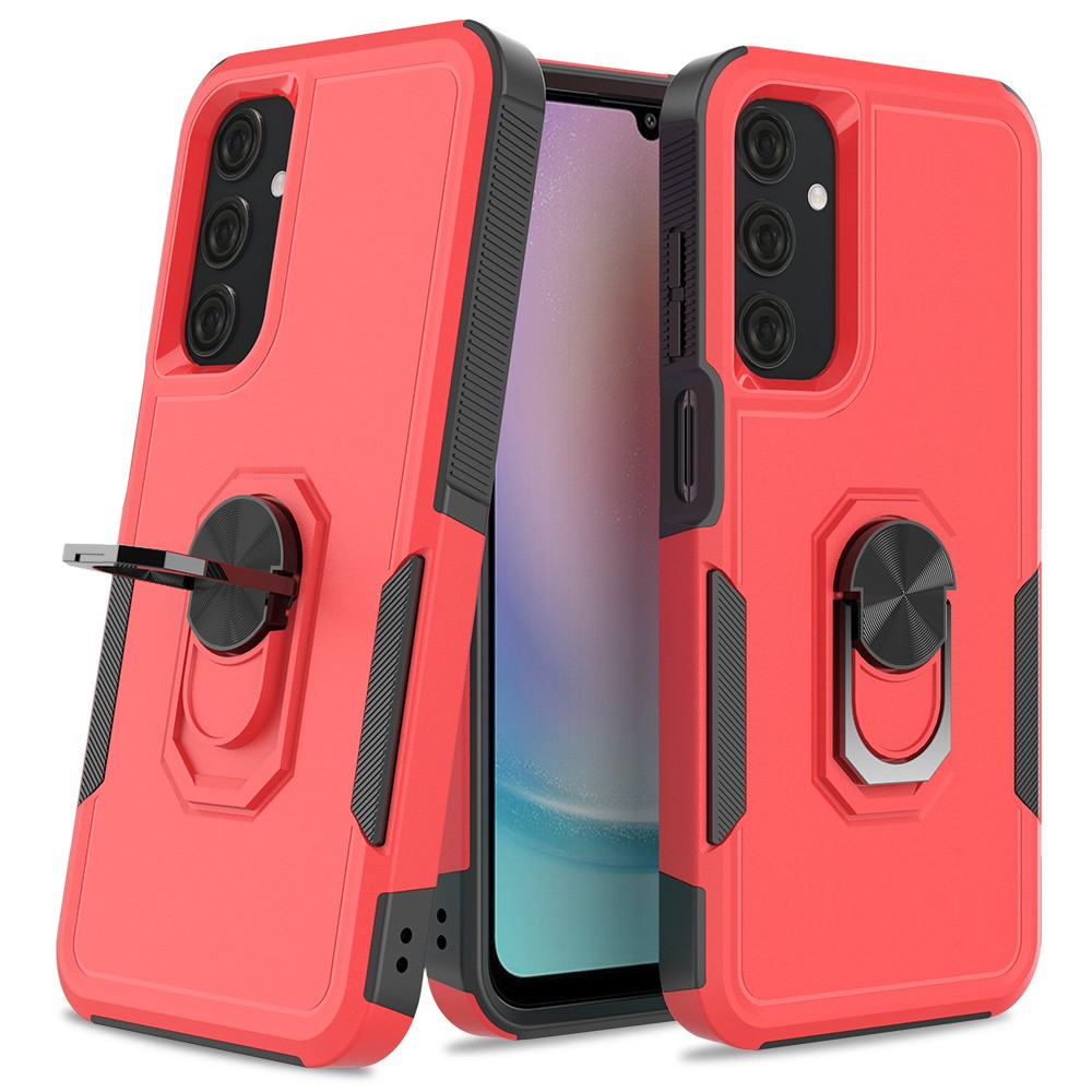  Samsung Galaxy A25 5G Skal Ring Shockproof Xtreme Röd