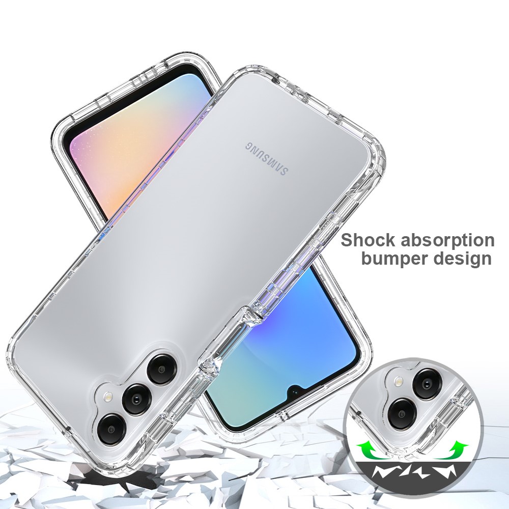  Samsung Galaxy A05s 4G 360° Shockproof Hybrid Skal Transparent