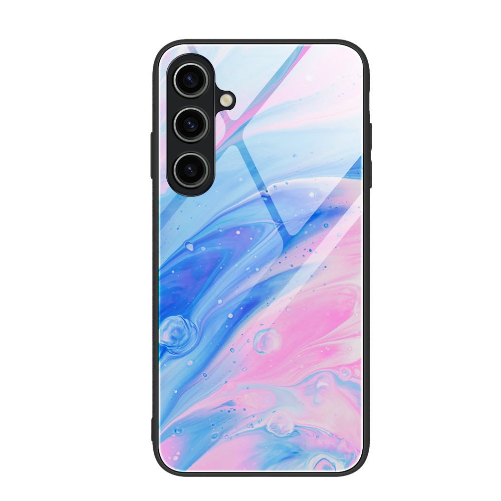  Samsung Galaxy A05s 4G Skal Marmor Härdat Glas Rosa